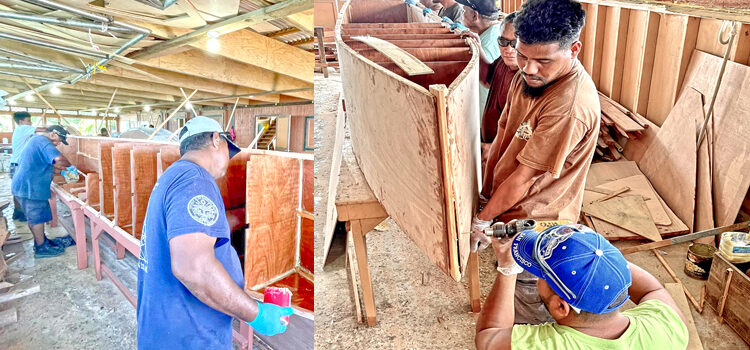 WAM team cranking out boats