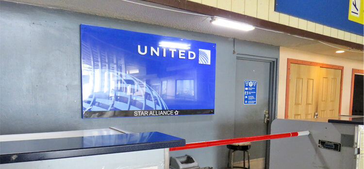 United forced out of airport office