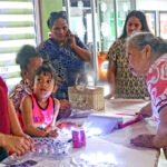WUTMI and other organizations sponsored a candle lighting ceremony earlier this week to honor victims of domestic violence. It was one of many activities happening in Majuro for the 16 Days of Activism. Photo: Geovannie Johnson.