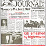 Kili Island was smashed by high waves in the early morning hours Saturday