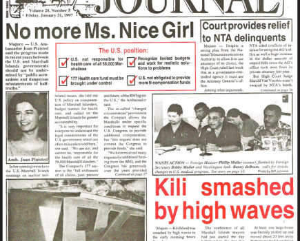 Kili hit by high waves