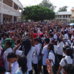 EG funding for the RMI and FSM, which US senators want included in the US Senate’s FY2022 budget, is used for numerous education programs here, including support for school lunch program, college scholarships and other programs. Pictured: An assembly at Marshall Islands High School, the country's largest public high school. Photo: Wilmer Joel.