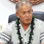 President David Kabua in a 2021 file photo. Photo: Wilmer Joel.
