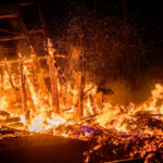 The blaze that reduced the WAM offices and workshops to rubble started in the early morning hours Sunday February 27