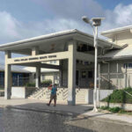 Lerooj Kitlang Kabua Memorial Hospital on Ebeye is experiencing a serious doctor shortage, compounded by challenges to hire off-island staff due to Covid entry restrictions. Photo: Hilary Hosia.