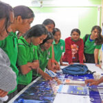 Many government ministries and agencies presented about their climate-related activities during the second annual Climate Change Week opening day career fair April 18 at the PSS Conference Room. Photo: Wilmer Joel.