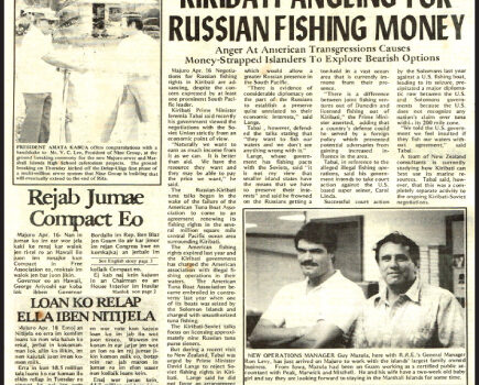 Kiribati to lure Russia?