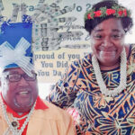 Urantha Jibas and CMI Dean Rigieta Lord celebrate following Urantha’s graduation from CMI’s ABE program on Kili Island July 5. Photo: CMI ABE.