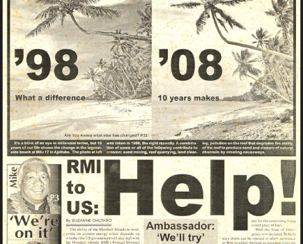 Majuro in a power crisis