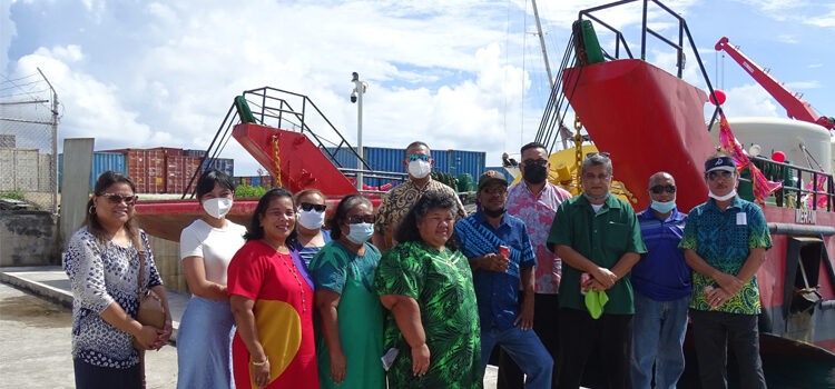 Meram welcomed in Majuro, Ebeye