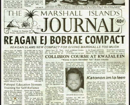 Reagan slams new compact