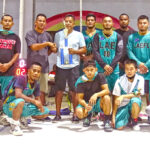 Men’s division champion Team Lae after their game October 8 in the Ralik Ratak National Championship Basketball Tournament. Photo: Hilary Hosia.
