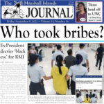 The Journal’s front page the week that the story about Cary Yan and Gina Zhou being extradited from Thailand to the US to face bribery and related criminal charges in New York.