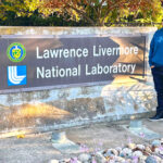 Lyla Lemari outside her work place in California.