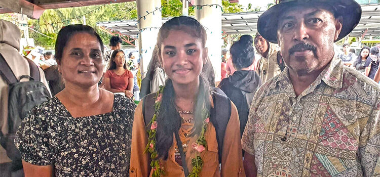 Six Marshallese arrive at Xavier