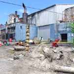 The first MEC power plant, pictured, was built in 1982. It is now slated for replacement with World Bank funding. Photo: Hilary Hosia.