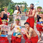 The Oceania Students Association at Japan’s Asia Pacific University welcomed new students to the campus April 1. Majuro’s Kelly Lorennij is kneeling in the front row, third from left. Photo: Courtesy of Oceania Students Association.