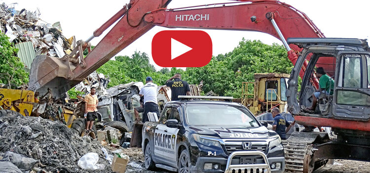 900lbs. of betel nuts dumped