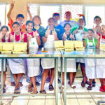SEP summer program students cooked up a storm using locally grown vegetables to make tasty lunches. Photo: Taiwan Health Center.