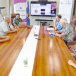 Representatives of the Attorney General’s office, the US Embassy, the Asia Foundation and others gathered for the launch of the RMI's Legal Case Management System for Human Trafficking cases. Photo: Hilary Hosia.