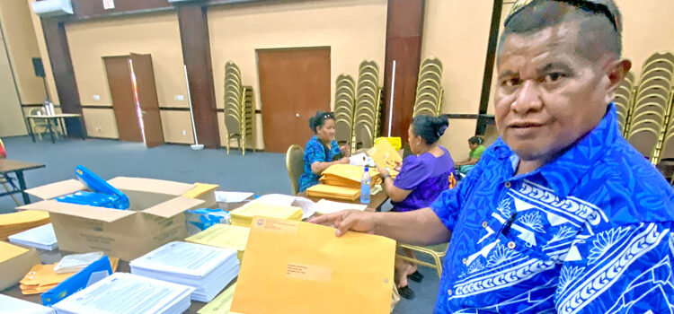 Ballots on their way