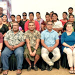Participants and organizers in the debut Women Fishers’ Forum, whcih was held at the Marshall Islands Resort earlier this month.