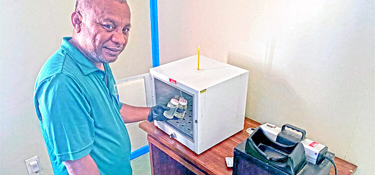 Ebeye team tracks water safety