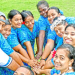Students in the College of the Marshall Islands BA Elementary Education program who will graduate next year pose for the Journal. Photo: Wilmer Joel.