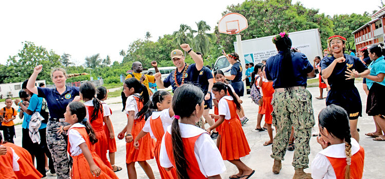 Navy band rocks Majuro