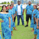 Twelve of the 13 bachelor’s in education graduates posed for a photo for the Journal. Photo: Wilmer Joel.