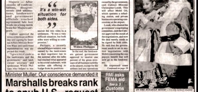 Will JAL still fly to RMI