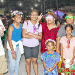 One of the many groups that enjoyed the New Year’s Eve Block Party in the Uliga area of Majuro. Photo: Eve Burns