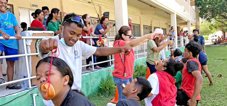 Students have a blast