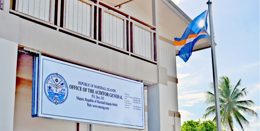 The RMI Auditor General’s office in Majuro.
