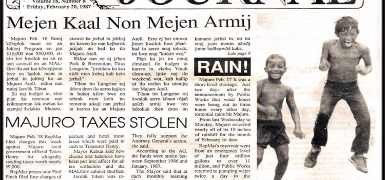 Majuro has water woes