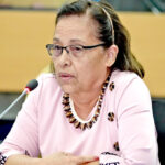 President Hilda Heine during the three-day Cabinet-sponsored three-day consultation with all government ministries and agencies. Photo: Kalani Nii.