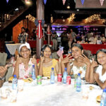 Life Skills Academy teachers and students Trisha Lometo, Villiana William, Vilisi Boteanakadavu, Carly Sutch, Epeli boteanakadavu and Banton Jorlang were treated like VIPs in the Bo July celebration at Jitak En Likatu Bar last Friday. Photo: Hilary Hosia.