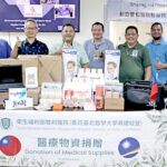Taiwan Ambassador Steve Hsia, third from left, and Health Minister Ota Kisino, to the ambassador’s left, joined with Majuro hospital staff for the donation of diagnostic equipment and supplies related to diagnosing and treating epilepsy.