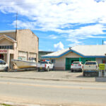 The Marshall Islands Police Department main office, jail and fire department. The jail was the subject of a raid by Majuro Atoll Local Government police. Photo: Hilary Hosia.