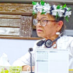 Nitijela Member Daisy Alik-Momotaro speaking during a Nitijela earlier in 2024. Photo: Hilary Hosia.