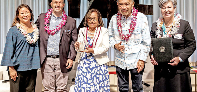 Hilda honored by East-West Center