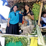 Laura High School showcased their “Bõb” themed ingenuity and local food display during the parade competition. Photo: Hilary Hosia.