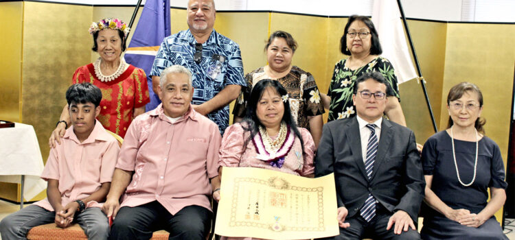 Laureen honored by Japan