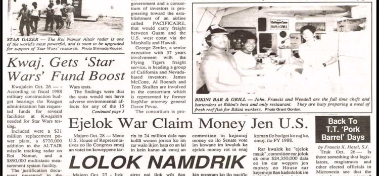 Loss of hope for islands