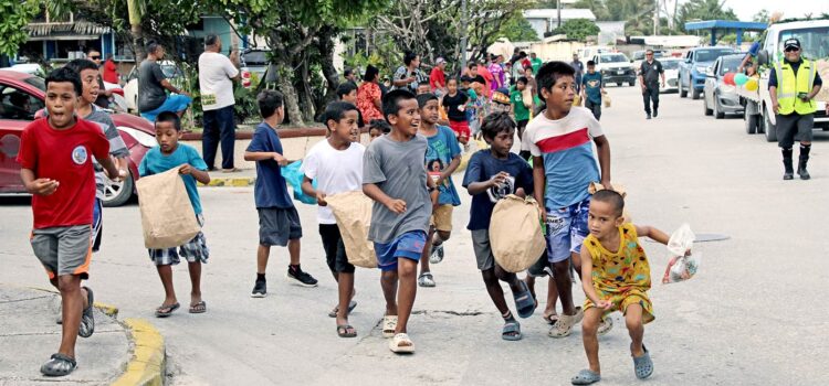 Santa Claus hits town