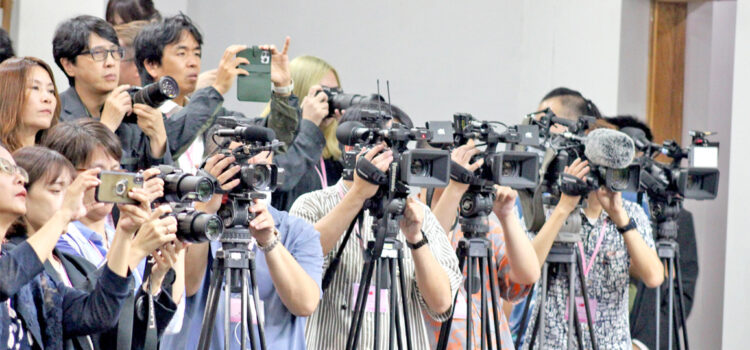 Media madness for Taiwan visit