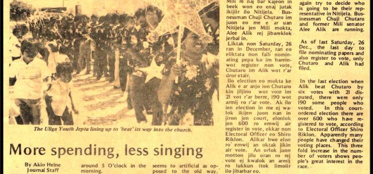 More buying, less singing