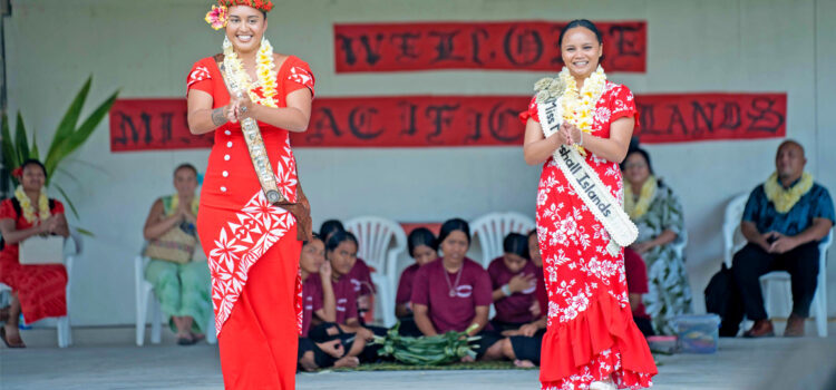 Iokwe red carpet for Miss Pacific
