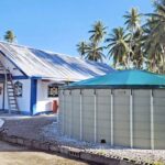 A church on Mejatto now has a new water catchment system thanks to the United Nations Development Program-funded project that is focused on water harvesting and collection systems throughout the RMI.