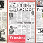 Front pages from 1982, 1991 and 2011.